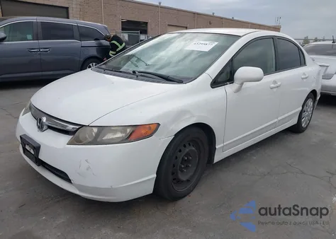 2006 Honda Civic Lx z USA, uszkodzony, nr VIN JHMFA16576S013078